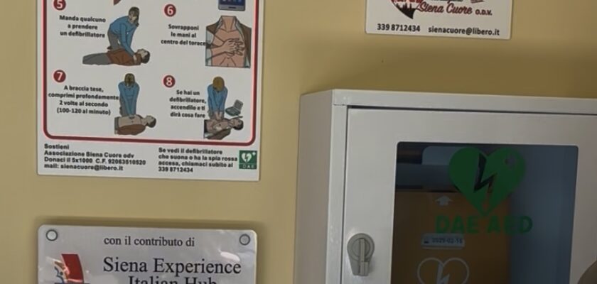 CIRCOLO ARCI DI GINESTRETO INAUGURA POSTAZIONE DAE